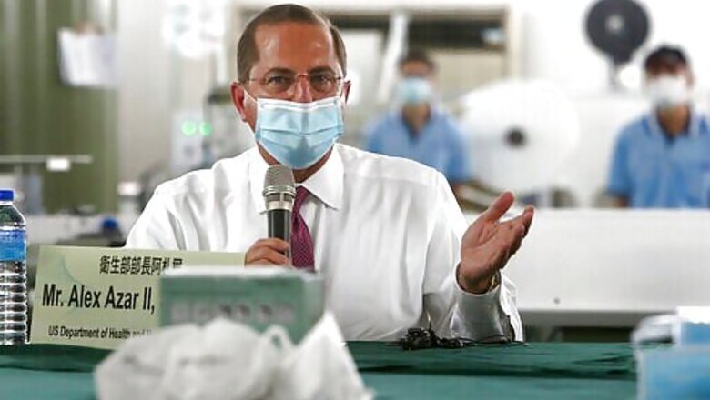 China blasts US for Taiwan visit while virus spreads at home