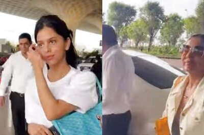 Suhana Khan Obliges Fans With Selfies as She is Clicked at Airport With Mom Gauri Khan