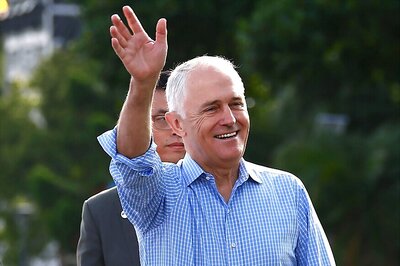 Australian PM Malcolm Turnbull Arrives on Four-day India Visit