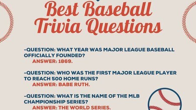 175+ MLB Baseball Trivia Questions (Easy and Hard)