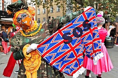 Actors In Drag March To Highlight Virus Threat To UK Theater