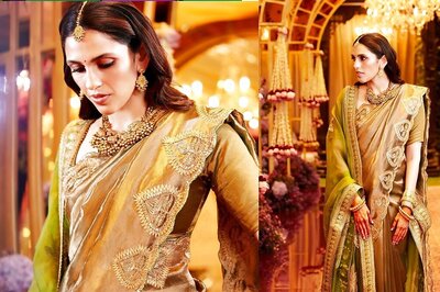 Shloka Ambani Shines In A Tissue Silk Drape Paired With Her Nani's Vintage Jewellery At Anant Ambani And Radhika Merchant's Pre-Wedding Festivities