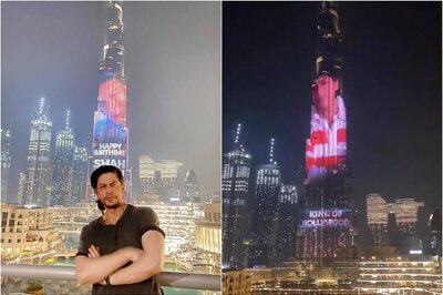 Shah Rukh Khan's Kids are 'Mighty Impressed' as He Gets Grandest Birthday Wish at Burj Khalifa