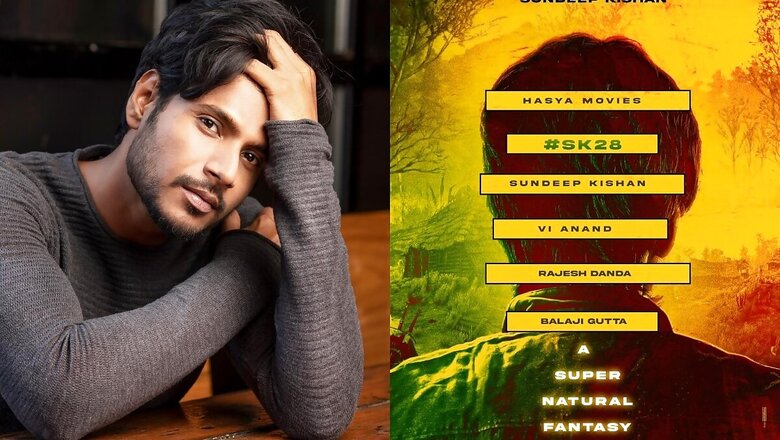 Sundeep Kishan Treats His Fans with Two Major Film Announcement on His Birthday