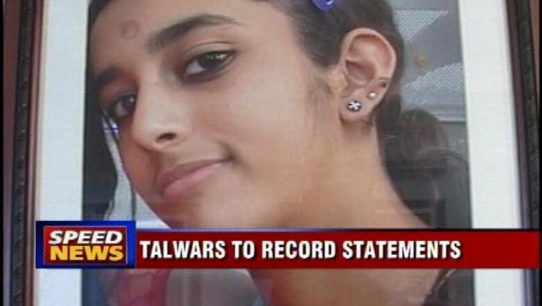 Aarushi-Hemraj murder: Talwar couple to record statement today
