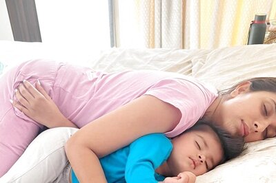 Charu Asopa Takes A Sound Nap With Ziana In This Awwdorable Pic And the Internet Is Smitten