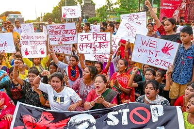 TMC Students' Union Protests In Kolkata Colleges Demanding Capital Punishment For Rapists
