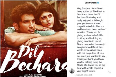 Sanjana Sanghi Shares Message from Fault In Our Stars Author John Green Praising Dil Bechara