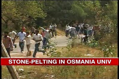 Telangana bandh: Students, police clash at Osmania