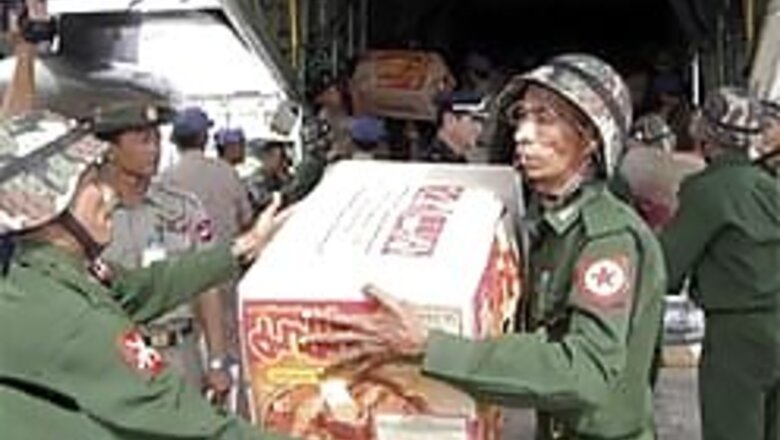Indian team of armed medical personnel land in Yangon
