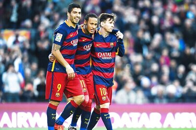 Neymar, Suarez, Messi score as Barcelona beat Sociedad 4-0 in La Liga