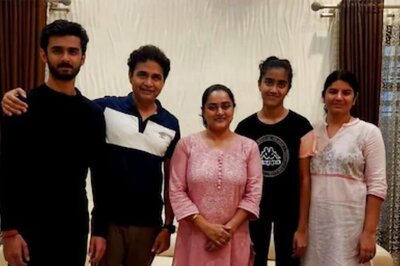 Kannada Actor Sharan Meets His Debut Film Co-star Shwetha