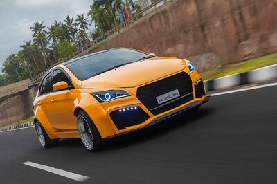 This Modified Maruti Suzuki Ciaz with Mustard Yellow Paint is a Mini Bumblebee