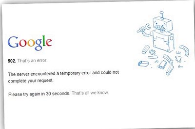 Gmail service suffers temporary disruption; shows Error 502