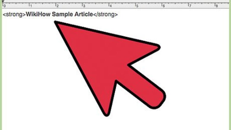 How to Create Bold Text With HTML