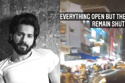 Varun Dhawan Shares Clip of Busy Street, Says 'Everything Open but Theatres Remain Shut'