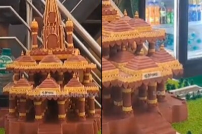 In Karnataka's Ranebennur, Bakery Owner Creates a Replica Cake of Ram Mandir
