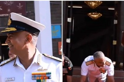 Navy Chief R Hari Kumar Does Push-Ups With Cadets At NDA; Garners Appreciation | WATCH