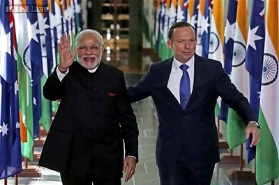 India, Australia ink five pacts after bilateral talks between Modi, Abbott