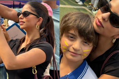 Suhana Khan Cheers For Brother AbRam, Hugs Him At a School Event; Mom Gauri Drops Adorable Photos