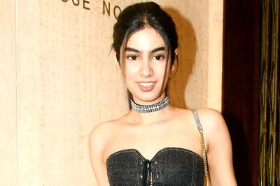 Khushi Kapoor Ups the Hotness Quotient in a Falguni and Shane Peacock Gown; See Pics