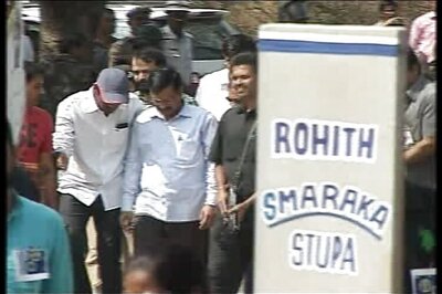 Smriti Irani made student suicide a caste battle: Kejriwal in Hyderabad