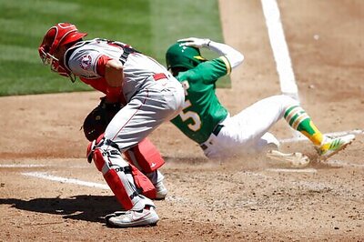 Canha homers as Athletics beat Angels 3-0 for winning series