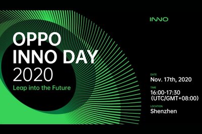 Oppo to New Technologies Including AR Glasses During Its Inno Day 2020 Event on November 17