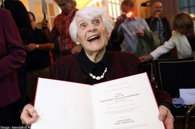 Denied under Nazis, 102-year-old Jewish woman gets doctorate