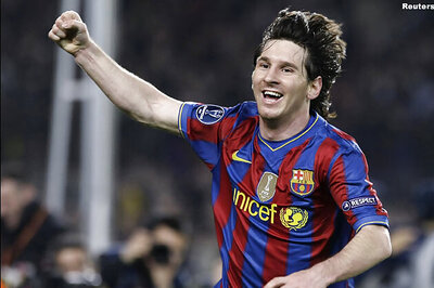 Messi marks 10th anniversary of Barca first-team debut