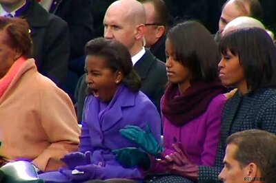 Sasha Obama's mighty yawn goes viral