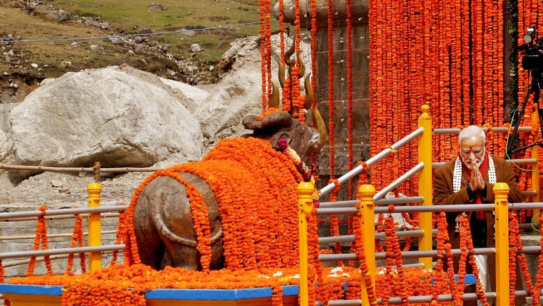 PM Modi Offers Prayers at Kedarnath, Will Inaugurate Several Projects