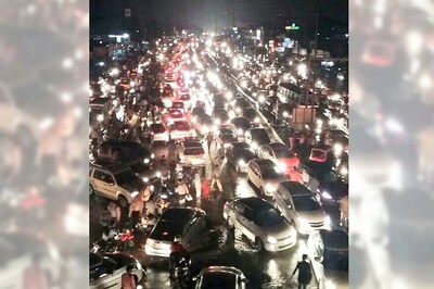 Hundreds Stuck For Over 7 Hours Due to Waterlogging in Gurgaon