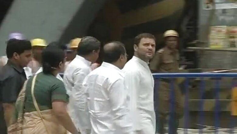 Rahul says 'no politics' in visiting Kolkata bridge collapse site, 'came for people'