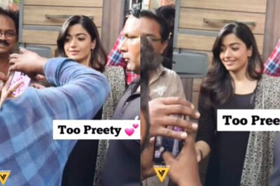 Shocking! Rashmika Mandanna's Fan Behaves Rudely With Her, Snatches Phone From Her Hand; Watch