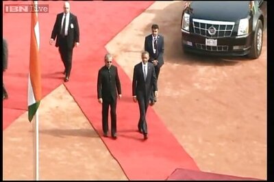 In pics: Rashtrapati Bhavan rolls out the red carpet for Barack Obama