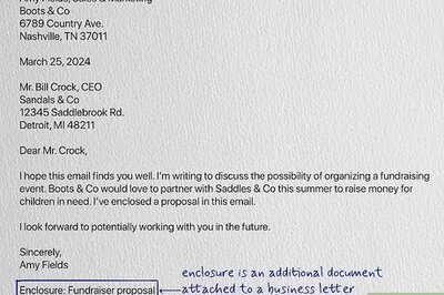 How to Indicate an Enclosure in Letters and Emails
