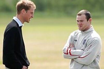 Royal visit lightens up England squad