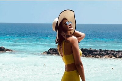 Rakulpreet Singh Looks Gorgeous In Yellow Beachwear During Maldives Vacation, See Pic