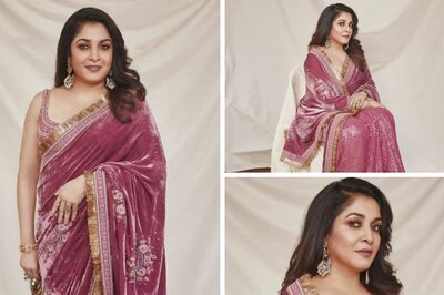 Ramya Krishnan Looks Stunning In Rube Silk Velvet Saree, Know Its Worth