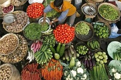India's annual food inflation rises to 14.55 pc