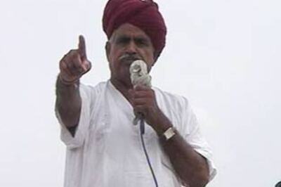 Gurjar leader Kirori Singh Bainsla joins BJP