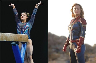 Brie Larson Approves of Olympian Laurie Hernandez's Captain Marvel Inspired Costume