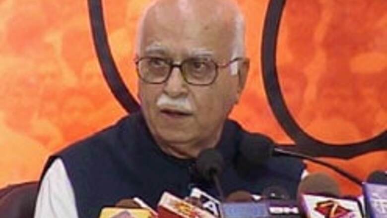 Advani blames Indira for J&K dispute