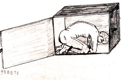 Waterboarding, Walling, Sleep Deprivation: Prisoner’s Sketches Show CIA Torture at Black Sites