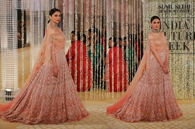 ICW 2018: Aditi Looks Ethereal as She Turns Showstopper for Tarun Tahiliani; See Pics