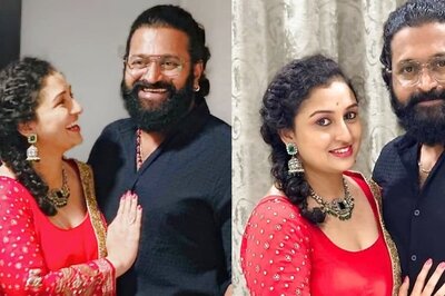 Pragathi And Rishab Shetty All Smiles As They Pose Together, See Pics