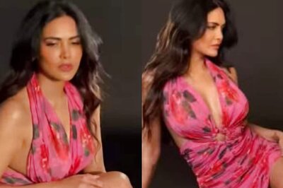 Esha Gupta Turns Up the Heat in a Sexy Floral Print Dress with Plunging Neckline; Watch Video