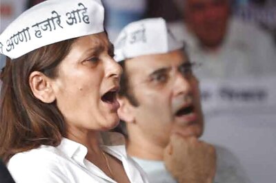 Snapshot: Archana Puran Singh supports Anna Hazare