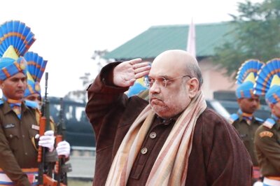 Amit Shah Pays Tribute to Jawans Killed in 2019 Pulwama Attack After Spending Night at CRPF Camp